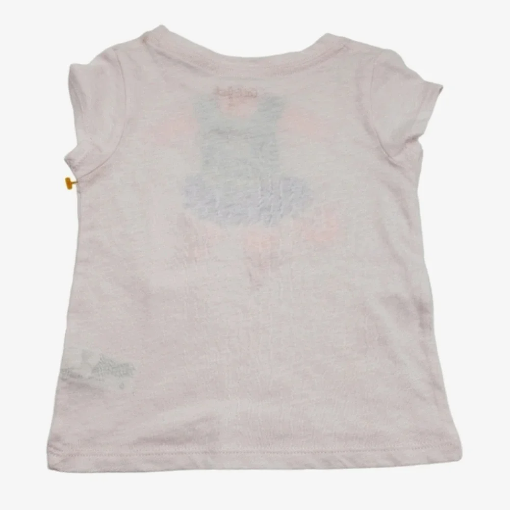 Girls Cat & Jack Tee Bundle Size 12M Ballet Cat Shooting Star Pink Purple - Picture 3 of 6
